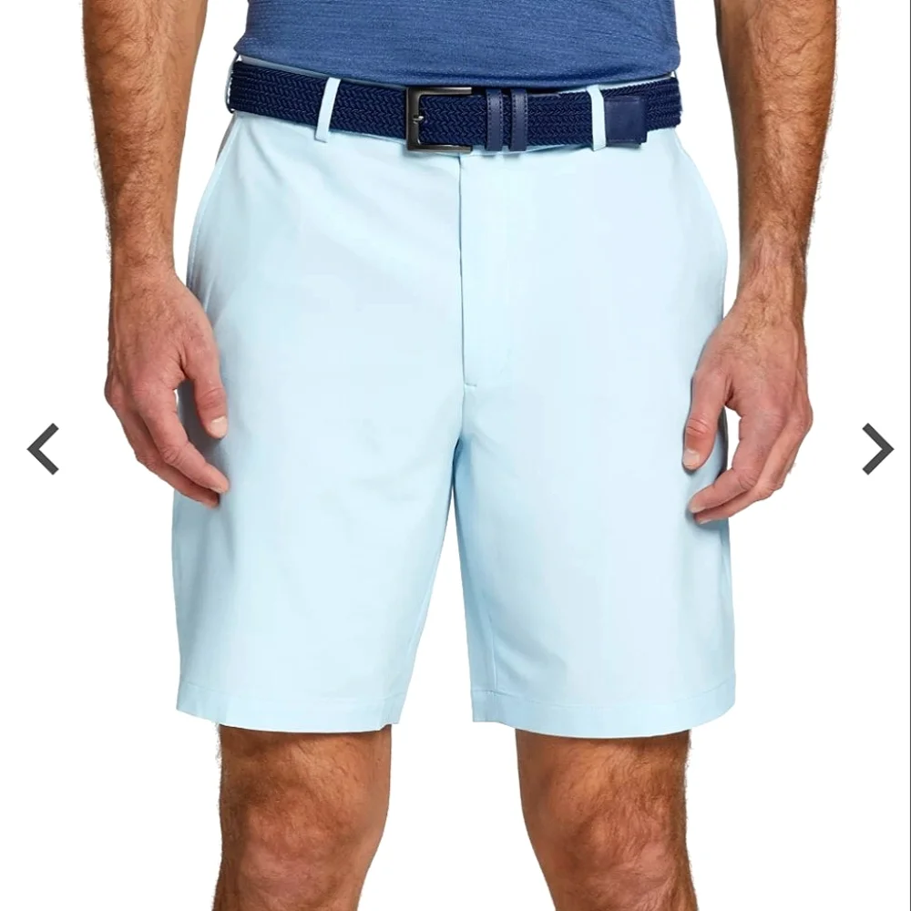 Walter Hagen Performance Golf Shorts Men's 42W Soft Blue Sun Protection Stretch